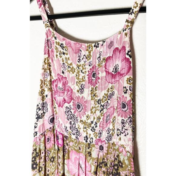 Spell & The Gypsy Collective Women's Desert Daisy Maxi Tiered Dress Lilac Floral - Picture 7 of 12